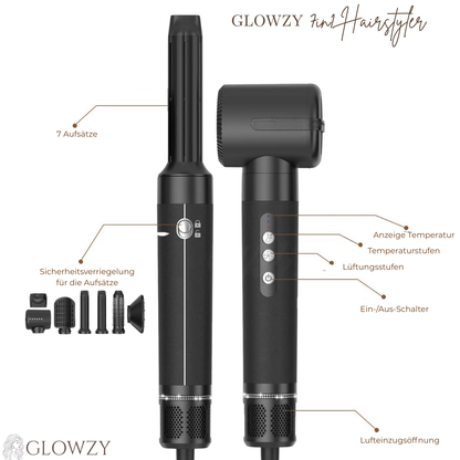 GLOWZY - 7in1 Haarstyler