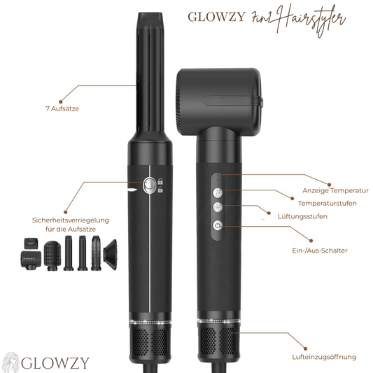 GLOWZY - 7in1 Haarstyler